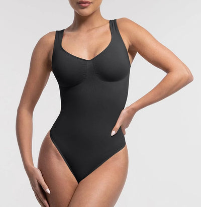 Pure Curve Seamless Full Support Control Thong Bodysuit