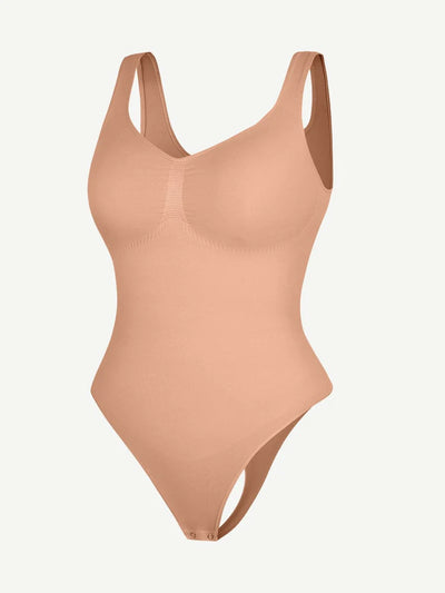 Pure Curve Seamless Full Support Control Thong Bodysuit