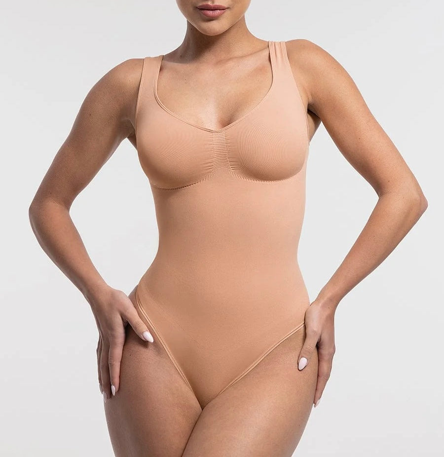 Pure Curve Seamless Full Support Control Thong Bodysuit