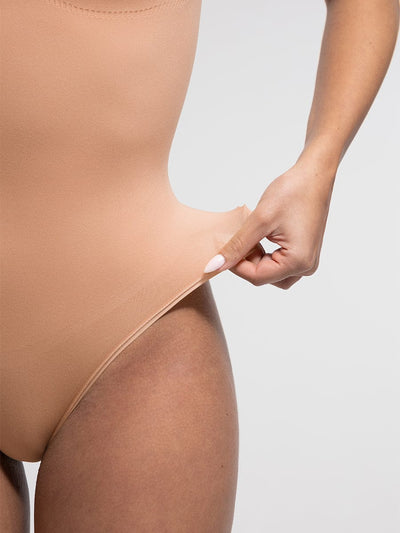 Pure Curve Seamless Full Support Control Thong Bodysuit