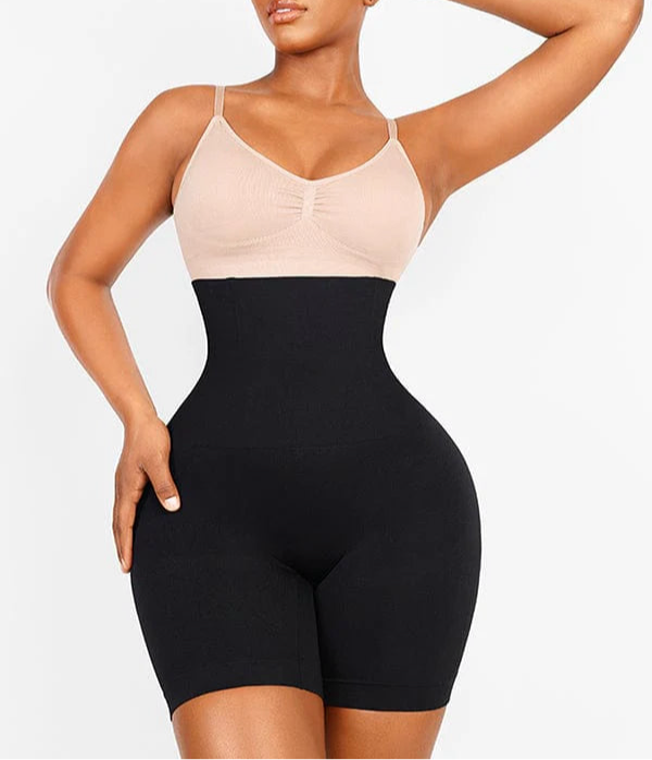 Seamless Double-Layer Tummy Panel 4 Steel Bones Shapewear Shorts