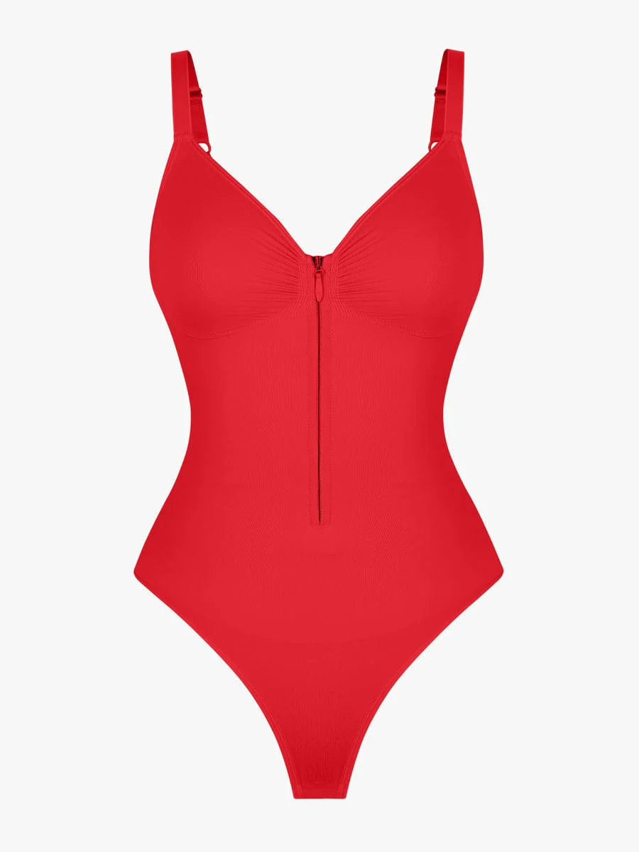 Pure Curve Seamless Full Support Zipper Bodysuit
