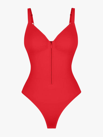 Pure Curve Seamless Full Support Zipper Bodysuit