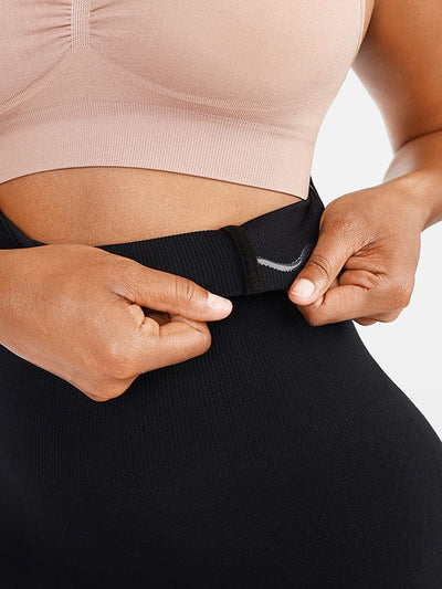 Seamless Double-Layer Tummy Panel 4 Steel Bones Shapewear Shorts