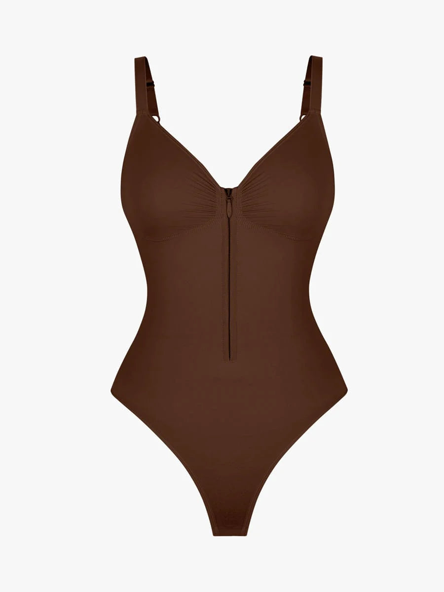 Pure Curve Seamless Full Support Zipper Bodysuit