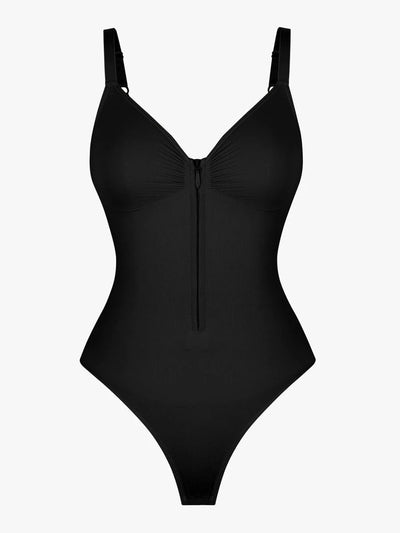 Pure Curve Seamless Full Support Zipper Bodysuit